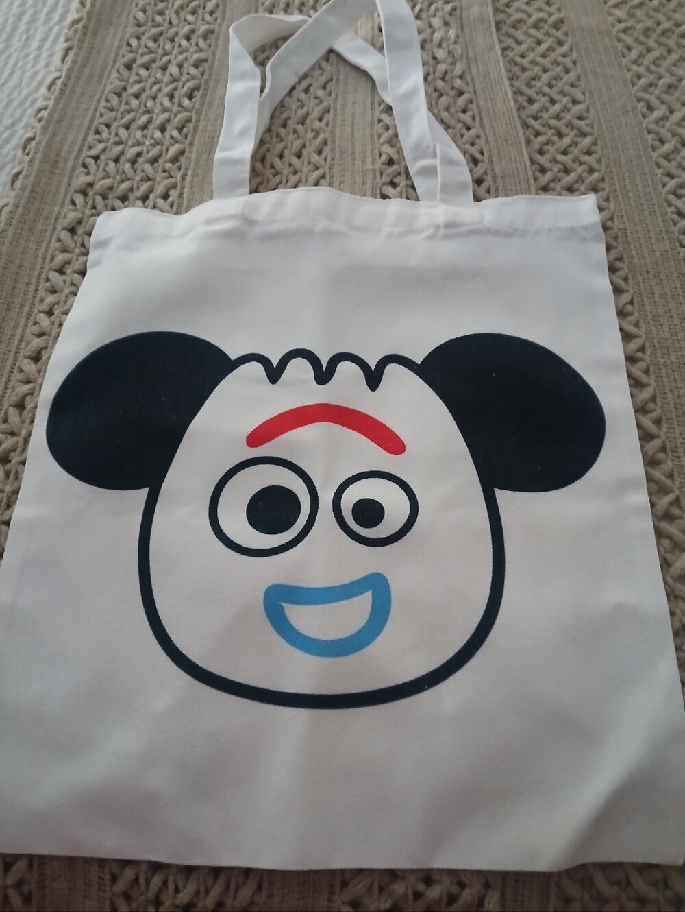 NWT MICKEY FORKEY CANVAS TOTE